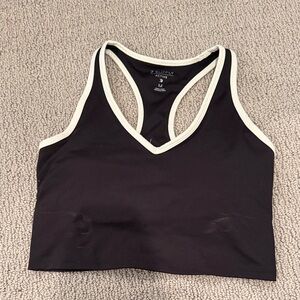 Z Supply Black and White Sports Bra